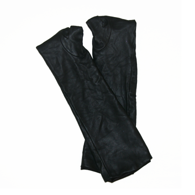 leather arm warmers